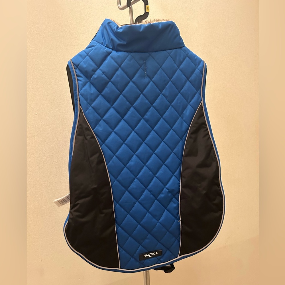 NAUTICA PET FUR TRIMMED QUILTED JACKET